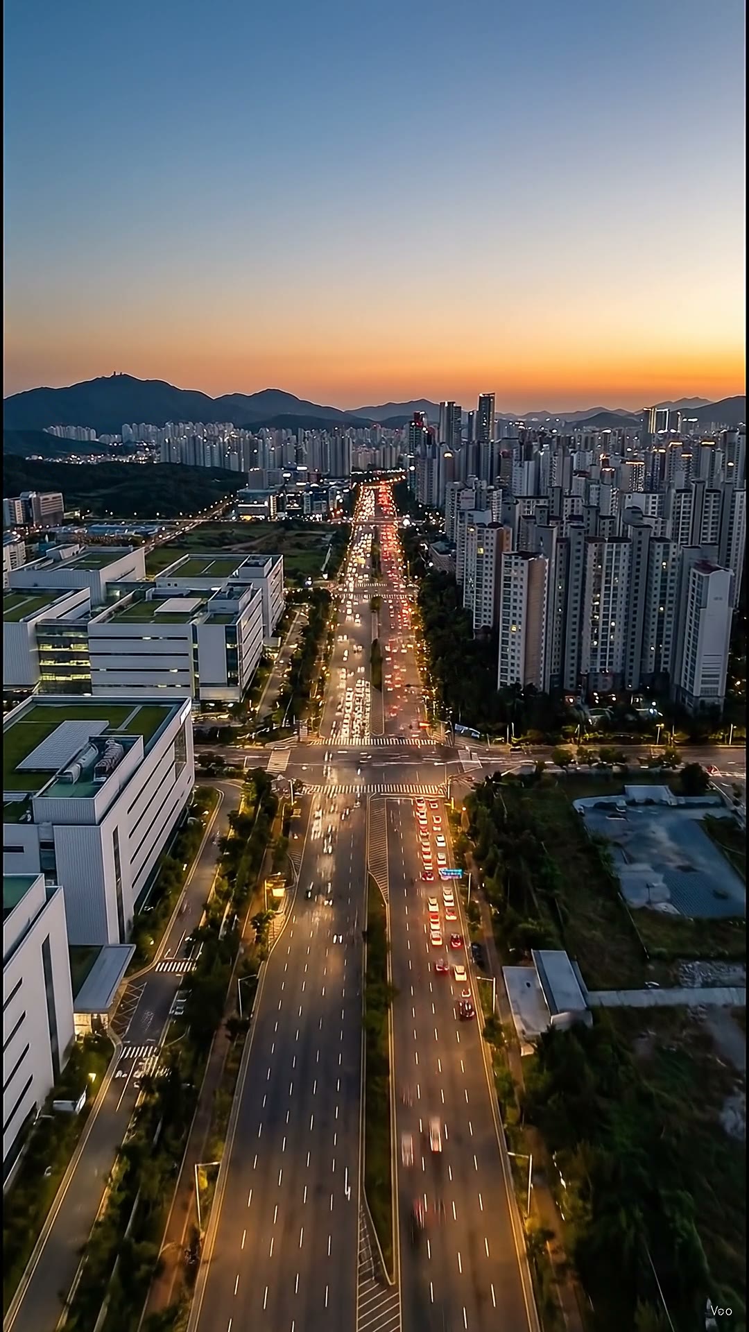 퇴근길 도로